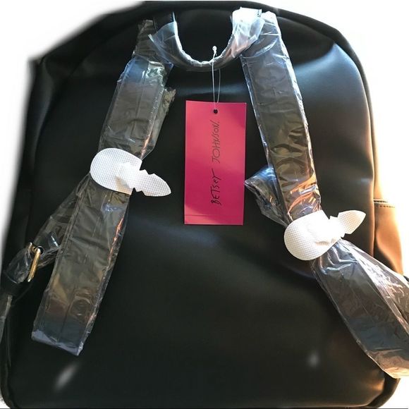 NWT $88 Betsey Johnson | Spotted In Stripes | Rainbow Backpack - Picture 6 of 15